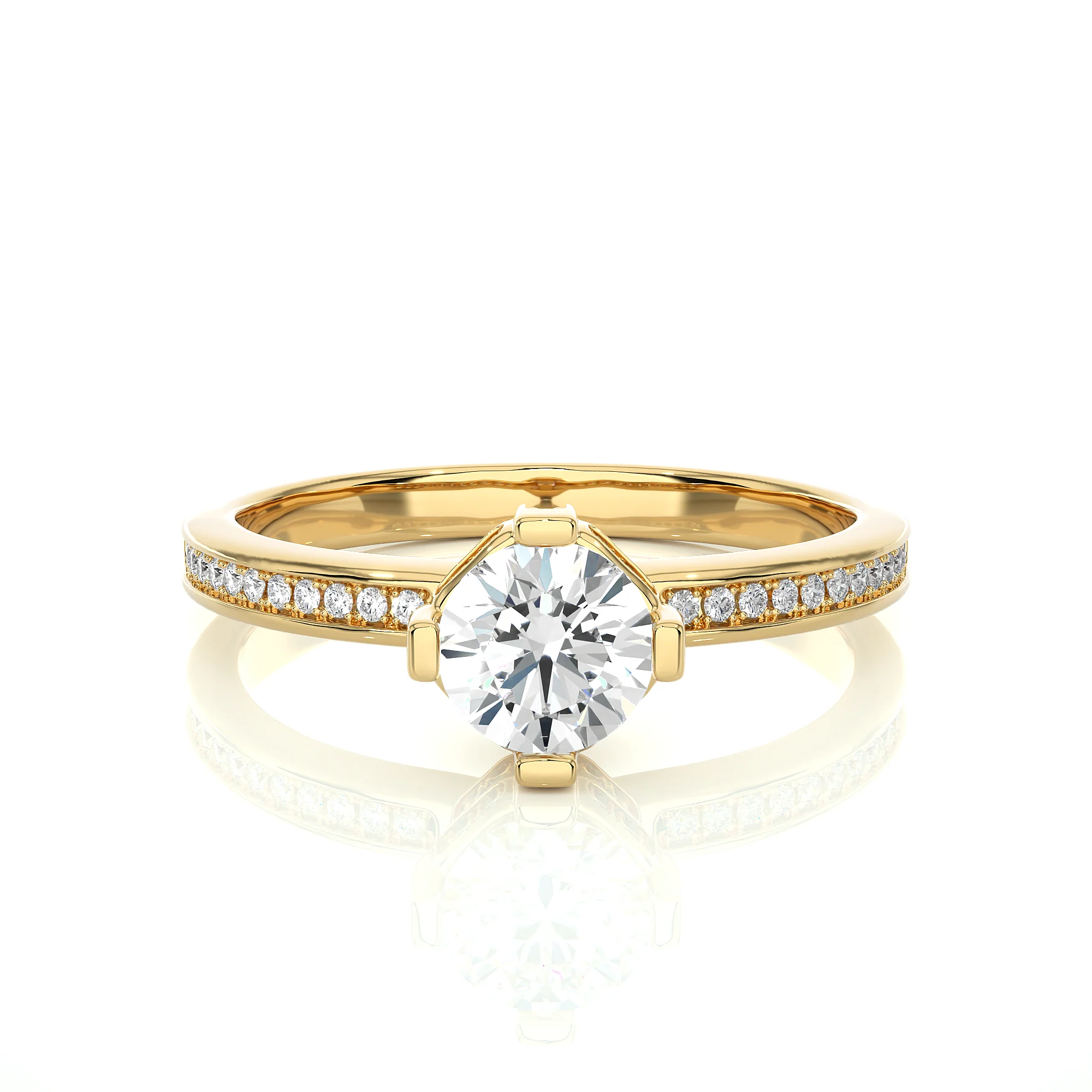 Shah Luxury Luminous Engagement ring LURU0102-42WP-2.00 product image